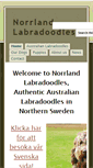 Mobile Screenshot of norrlandlabradoodles.com