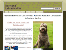 Tablet Screenshot of norrlandlabradoodles.com